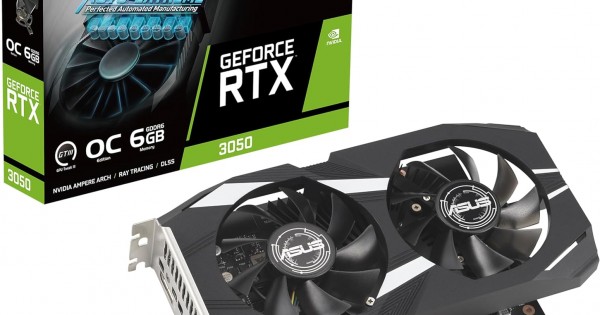 ASUS Dual GeForce RTX™ 3050 6GB GDDR6 - RTX™ 3050